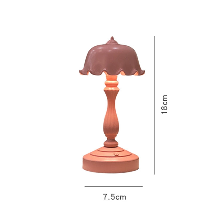Retro Charging Table Lamp Bedroom Bed LED Eye Protection Light, LD05 Lotus Gray Green, LD05 Lotus Rose Red, LD05 Lotus Light Green, LD05 Lotus White, LD05 Lotus Pink, LD05 Lotus Light Blue, LD05 Lotus Yellow, LD05 Lotus Gray Blue                       ...