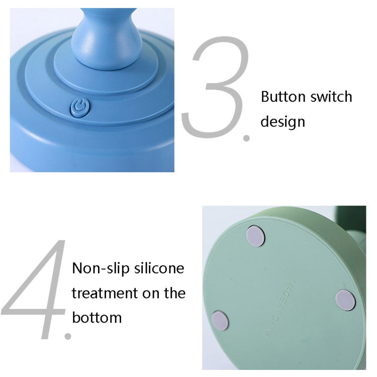 Retro Charging Table Lamp Bedroom Bed LED Eye Protection Light, LD05 Lotus Gray Green, LD05 Lotus Rose Red, LD05 Lotus Light Green, LD05 Lotus White, LD05 Lotus Pink, LD05 Lotus Light Blue, LD05 Lotus Yellow, LD05 Lotus Gray Blue                       ...