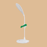 WS-8010 LED Fan Desk Lamp Bedside Desk USB Folding Desk Lamp, Water Drop, Ring, Pen Holder White Fan Blade, Pen Holder Yellow Fan Blade, Pen Holder Blue Fan Blade, Pen Holder Green  Fan Blade