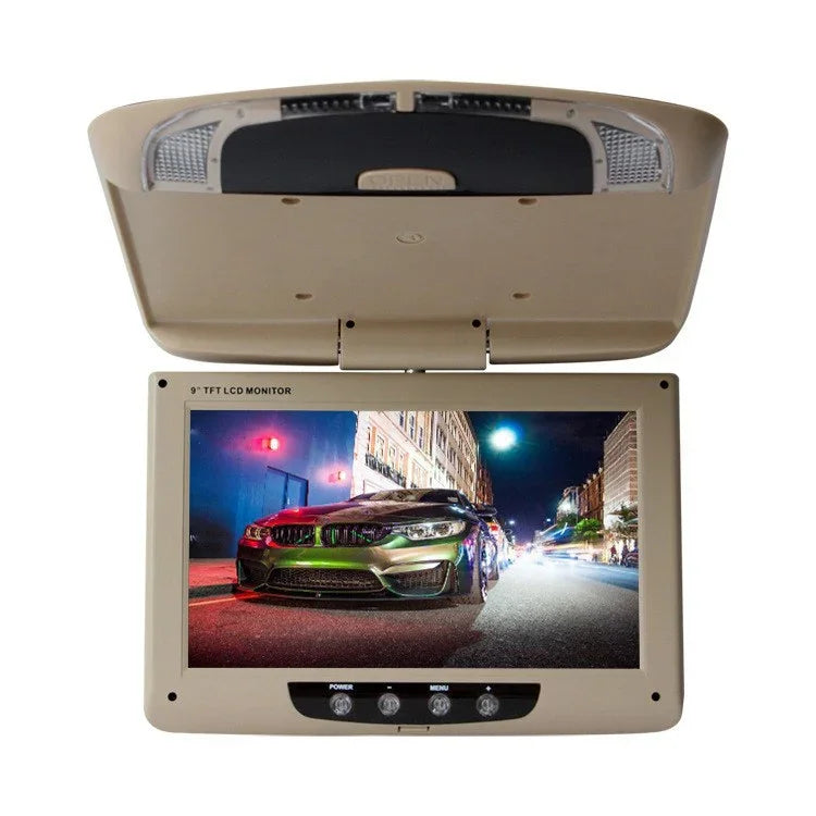 9 Inch Car HD Car Reversing Display Car Ceiling Display, 9 inch (Beige), 9 inch