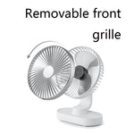 D77 Desktop Automatic Shaking hHead Fan Mute Portable Home Office Dormitory USB Fan, Ivory, Rose Pink