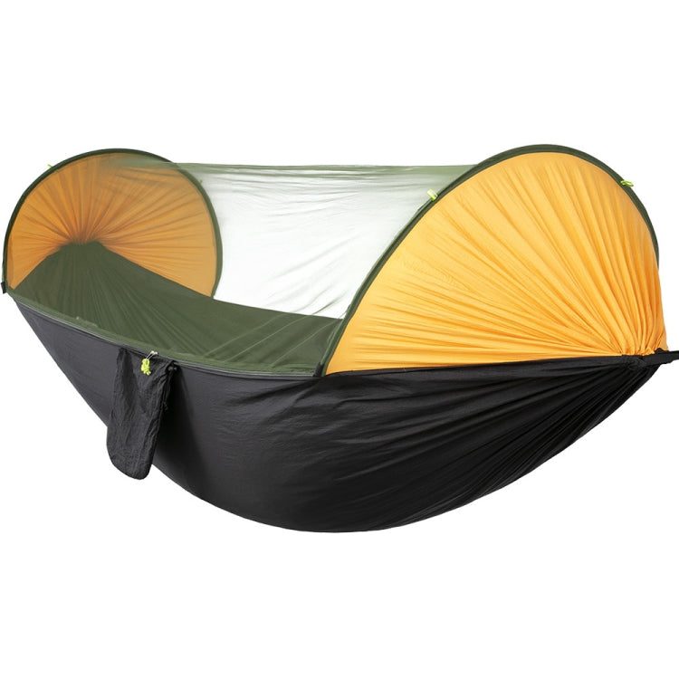 Anti-Rollover Automatic Quick-Opening Mosquito Net Hammock Outdoor Camping Double Anti-Mosquito Hammock, Size: 290x140cm, 290x140cm Yellow, 290x140cm Green, 290x140cm Blue