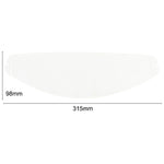 Clear Riding Anti-Fog Film Lens Sticker For K1 K3sv K5 Model Studded Helmet, 31.5x9.8cm