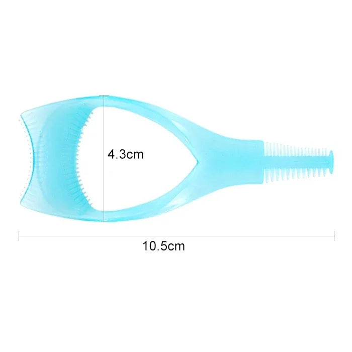 10 PCS BearPaw Practical Makeup Mascara Eyelash Applicator Eyelash Comb Three-in-one Eyelash Card Beauty Cleaning Supplies 3D Crystal