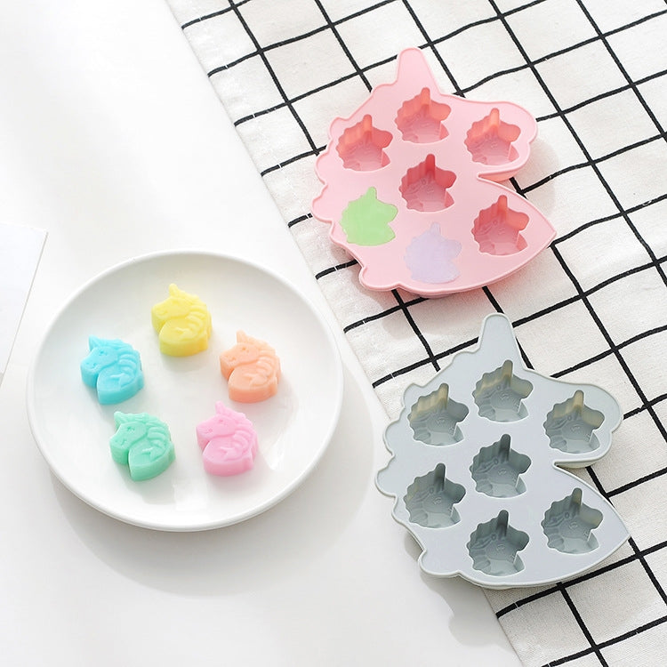 Unicorn Pony Chocolate Candy Cake Baking Silicone Mold Color Random Delivery, Unicorn Pony