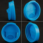 3 PCS Universal Leak-Proof Cover For Cans Push-Type Splash-Proof Cover, Blue, Yellow, Red