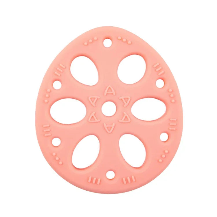 M010093 Silicone Lotus Root Tablets Baby Soothing Teether Children Molars Toys Maternal And Child Supplies, Colour: Beige With Lanyard, Pink, Yellow, Blue, Beige, Pink With Lanyard, Yellow With Lanyard, Blue With Lanyard, Beige With Lanyard