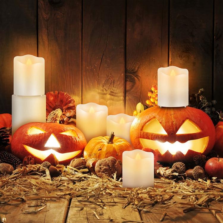 3 PCS LED Electronic Candle Light Birthday Wedding Home Decoration Props Candle Holder, Battery Powered, Size:, Battery Powered 7.5 x 10CM, Battery Powered 7.5 x 12.5CM, Battery Powered 7.5 x 15CM, Battery Powered 7.5 x 17.5CM, Battery Powered 7.5 x 20CM