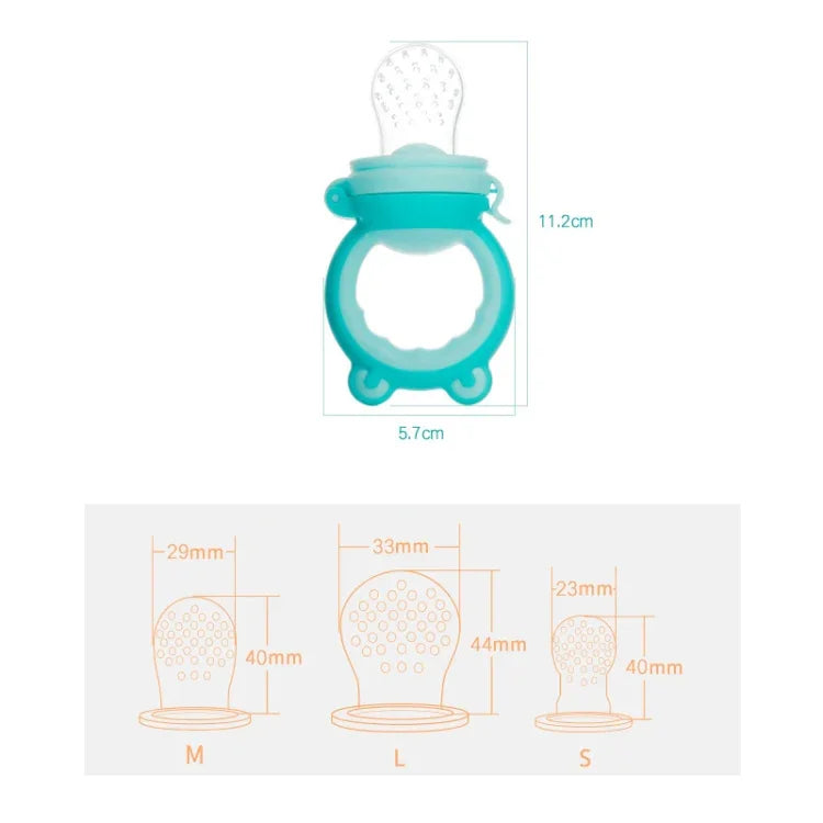 Baby Fruit And Vegetable Food Supplement Food Fruit Bite Bag, S Green, M Green, L Green, S Purple, M Purple, L Purple, S Blue, M Blue, L Blue, S Pink, M Pink, L Pink
