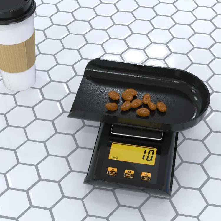 500g/0.01g Palm Scale Pocket Scale Jewelry Scales Tea Scale Balance Scale Baking Scale, 500g/0.01g