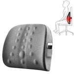 Lumbar Cushion Office Maternity Seat Cushion Car Lumbar Memory Foam Lumbar Pillow,Style:, Standard (Blue), Standard (Gray), Standard (Black), Standard (Pink), 3D (Blue), 3D (Gray), 3D Upgrade Core (Blue), 3D Upgrade Core (Gray)