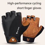 WEST BIKING YP0211196 Half-Finger Shock-Absorbing Anti-Skid Motorcycle Bike Gloves Riding Equipment, S, M, L, XL