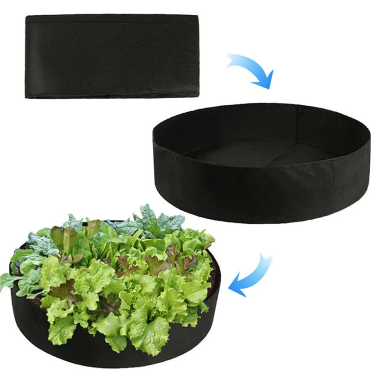 Felt Planting Barrel Indoor Outer Round Plant Bag Non-Woven Seedling Bag, 130x30cm 400L