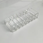 Acrylic Lipstick Shelf Powder Storage Box Transparent Eyeshadow Makeup Shelf Makeup Box