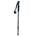 JUNGLELEOPARD 3-Section Straight Handle Aluminum Trekking Pole Multifunctional Walking Hand Crutches, Red#66-135cm, Blue#66-135cm, Black#66-135cm, Silver White#66-135cm