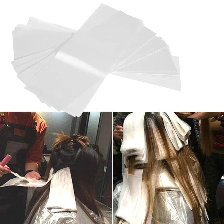 3 Sets Hair Dyeing Paper Isolation Paper Hairdressing Tools