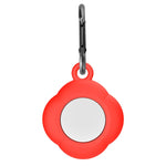 3 PCS Tracker Anti-Lost Silicone Protective Cover with Carabiner for AirTag 2nd Gen / AirTag 1st Gen