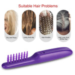 Anti-crossing Rotating Comb Dry And Wet Electric Comb
