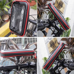 OKD Motorcycle Bicycle Touch Screen Waterproof Mobile Phone Bag Bracket, L-3, XL-4