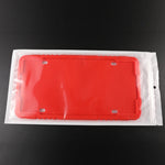 2 Sets Waterproof Rustproof Non-damaging Car Paint Silicone License Plate Frame, US Black, Black