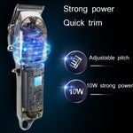 RESUXI Retro Piaget Hair Clipper LCD Digital Display High-Power Hair Clipper, JM-106 EU Plug