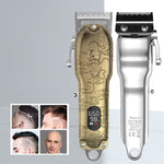 RESUXI Retro Piaget Hair Clipper LCD Digital Display High-Power Hair Clipper, JM-106 EU Plug