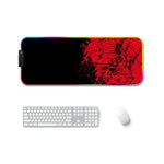 F-01 Rubber Thermal Transfer RGB Luminous Non-Slip Mouse Pad, 250x350x3mm, 250x350x4mm, 260x390x3mm, 260x390x4mm, 300x350x3mm