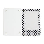 3 Inch Photo Acrylic Photo Frame Refrigerator Magnetic Sticker For Polaroid, 98 Persent Translucent, Wave Point, Pink, Blue