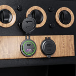 Car Motorcycle Ship Modified USB Charger Waterproof PD + QC3.0 Fast Charge, Blue Light With Terminal, Red Light With Terminal, Green Light With Terminal, Blue Light With 60cm Line, Red Light With 60cm Line, Green Light With 60cm Line