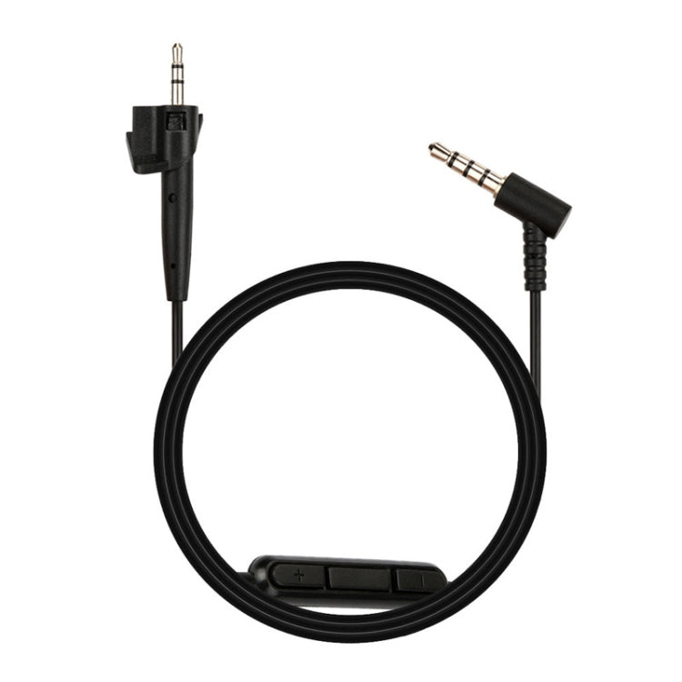 2 PCS 3.5mm to 2.5 mm Replacement Audio Cable with Mic For Bose AE2 / AE2i, Length: 1.5m
