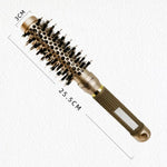 High Temperature Resistant Ceramic Bristles Roller Comb Nylon Needle Cylinder Curling Comb, 25, 32, 45, 53