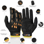 WEST BIKING YP0211208 Riding Gloves Motorcycle Bike Long Finger Non-Slip Touch Screen Gloves, M, L, XL