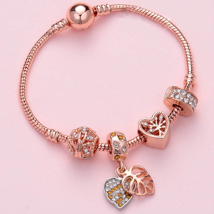 Women Rose Gold Beaded Bracelet, SL124 18cm, SL124 19cm, SL124 20cm, SL125 18cm, SL125 19cm, SL125 20cm, SL126 18cm, SL126 19cm, SL126 20cm, SL128 18cm, SL128 19cm, SL128 20cm, SL129 18cm, SL129 19cm, SL129 20cm, SL130 18cm, SL130 19cm, SL130 20cm     ...