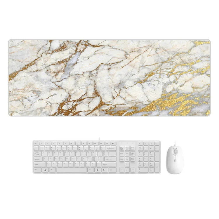 Marbling Wear-Resistant Rubber Mouse Pad, 300x700x5mm, 300x800x2mm, 300x800x3mm