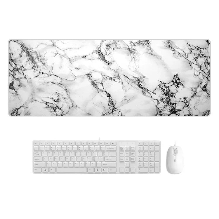 Marbling Wear-Resistant Rubber Mouse Pad, 300x700x5mm, 300x800x2mm, 300x800x3mm