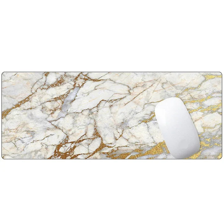 Marbling Wear-Resistant Rubber Mouse Pad, 400x900x4mm, 400x900x5mm, 300x800x5mm, 300x700x4mm