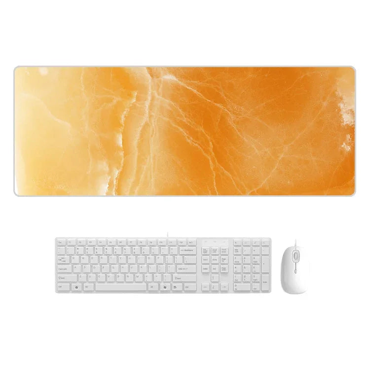 Marbling Wear-Resistant Rubber Mouse Pad, 400x900x4mm, 400x900x5mm, 300x800x5mm, 300x700x4mm