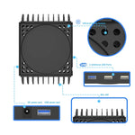 JYS X133 Multi-Function Cooling Base + Game Disc Storage For XBOX Series X Host, JYS X133