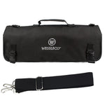 WESSLECO Chef Knife Storage Bag Knife Roll Bag, WESSLECO Black