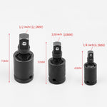 Windurate Universal Joint Connector Electric Wrench Sleeve Joint Electrical Steering Head, Specification : 1/4 inch, 1/2 inch, 1/4 inch, 3/8 inch