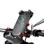Kewig Reflection To Fall Shockproof Bicycle Bracket Motorcycle Four-Claw Mobile Phone Holder, M113-A