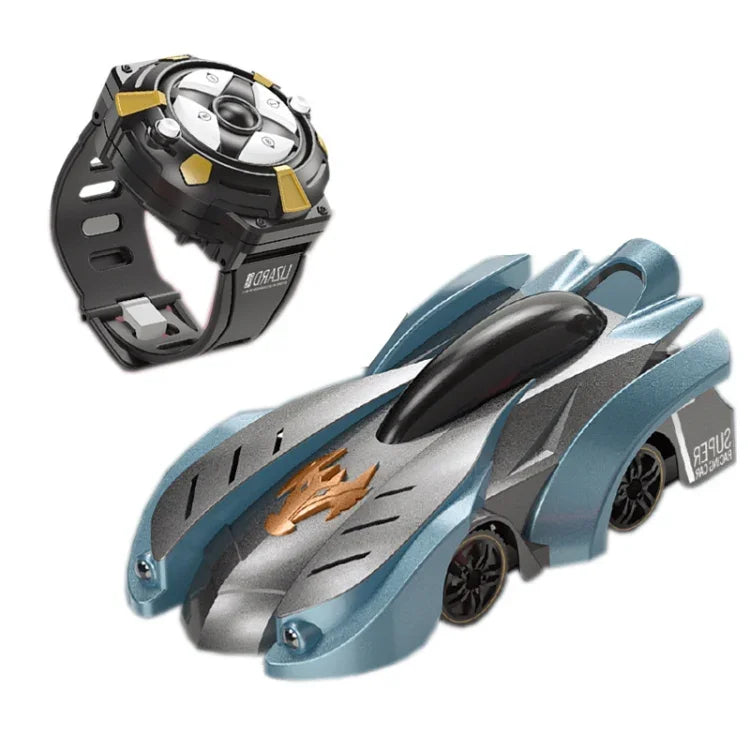 Remote Control Wall Climbing Car Mini Electric Remote Control Car Children Toy, Red Charge Handle RC Edition, Red Flame Handle RC Edition, Blue Break Handle RC Edition, Blue Lightning Handle RC Edition, Red Charge Watch RC Edition                      ...