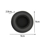 1 Pair Thicken Sponge Headset Set 90mm Earmuffs For Kraken 7.1 V2 Pro, Black, Orange