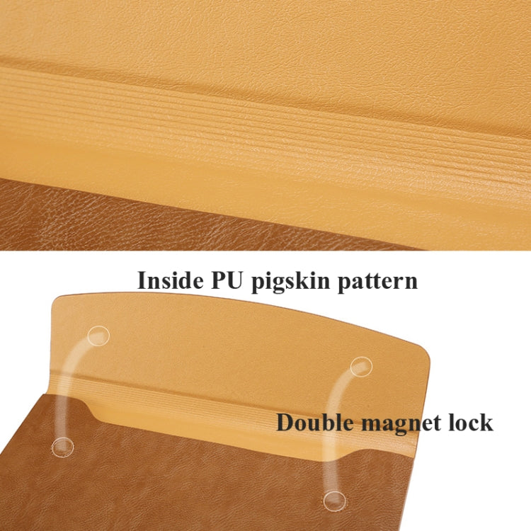 Horizontal Litchi Texture Laptop Bag Liner Bag For MacBook, 13 Inch A1708 / 1706/1989 / A2337 / A2338, 15 Inch A1707 / 1990, Pro 16 Inch A2141