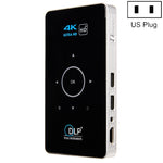 C6 2GB+32GB Android Smart DLP HD Projector Mini Wireless Projector, US Plug (Black), EU Plug (Black), UK Plug (Black), AU Plug (Black), US Plug (White), UK Plug (White), AU Plug (White)