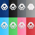 2 PCS HYC-09 Dog Paw Bluetooth Anti-Lost Device Pet Tracking Locator Keychain Smart Search Two-Way Alarm, Dog Paw Green, Dog Paw Pink, Dog Paw Red, Dog Paw Dark Blue, Dog Paw Dark Gray, Dog Paw Black, Dog Paw White, Dog Paw Light Blue