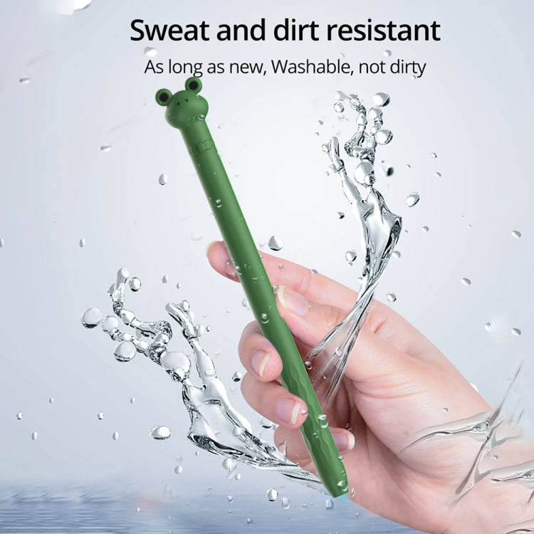 Cartoon Silicone Capacitive Pen Non-Slip And Anti-Drop Protective Cover, For Apple Pencil 1