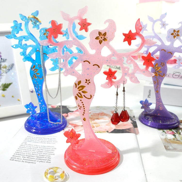 Jewelry Storage Rack Mold DIY Ornaments Epoxy Mold, MD3717+MD3718