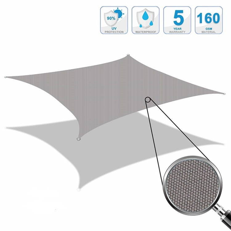 Outdoor Garden Sunshade Sail Waterproof Anti-UV Canopy, Size: 2.5m x 3m, 2.5m x 3m