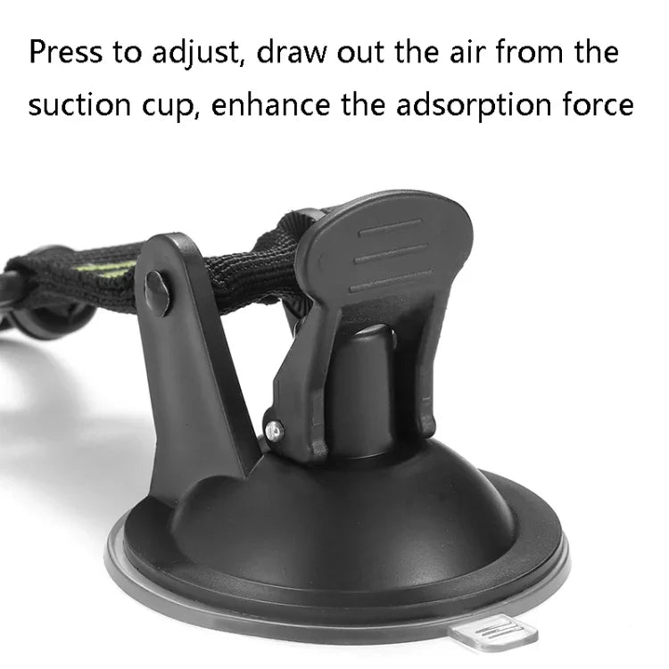 3 PCS Car Tent Suction Cup Home Users Outside Travel Portable Suction Cup Hook, Round Carabiner